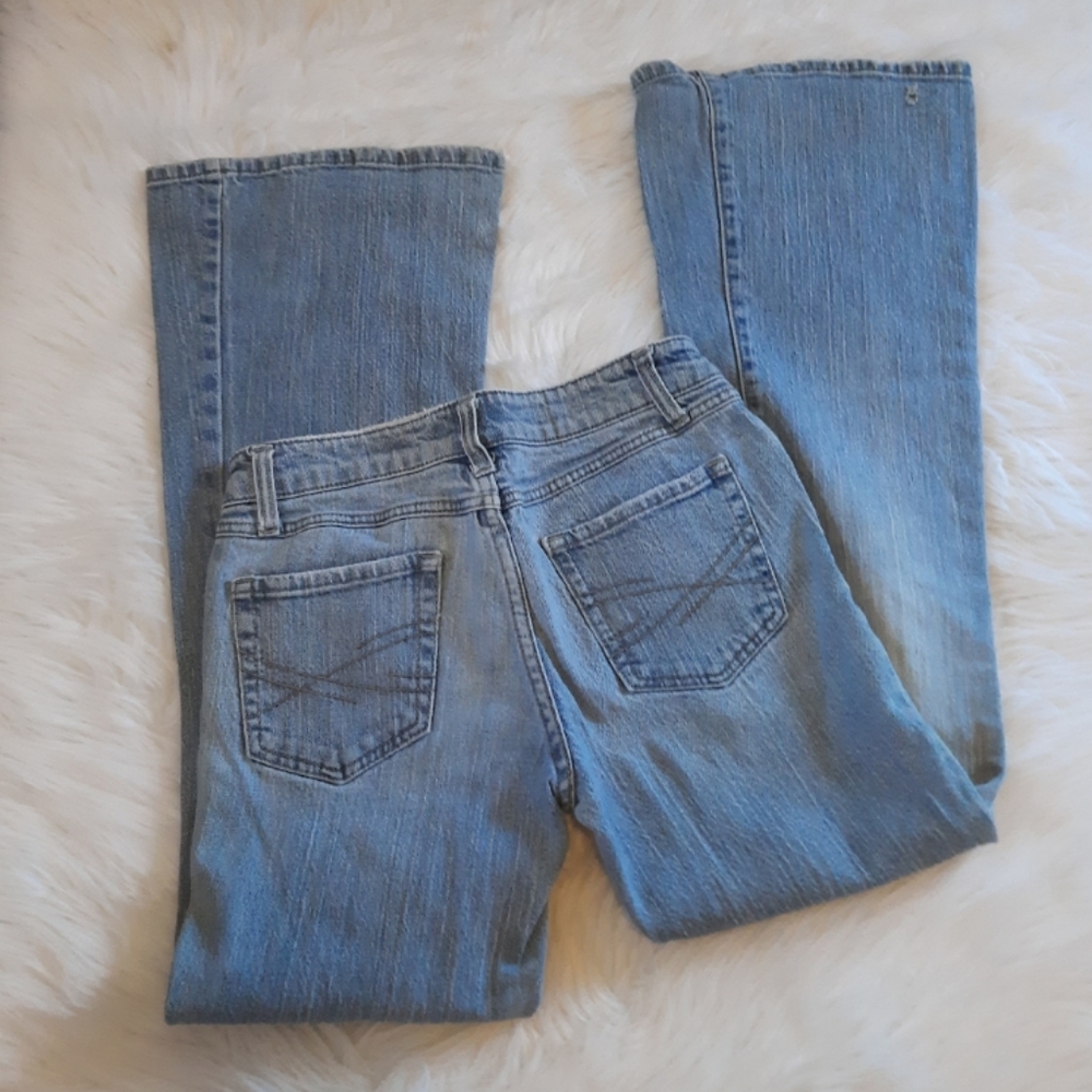 Aeropostale Stretch Flare Short Jeans - Picture 3 of 12